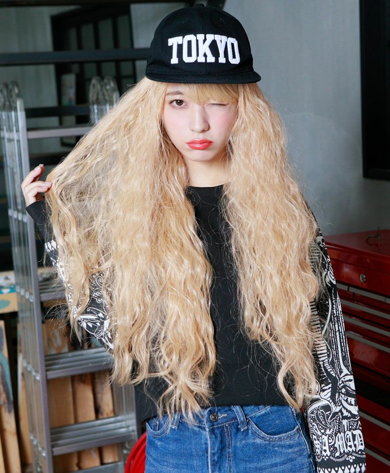 ★数量限定★ゴスロリオールウィッグ【フワフワロング】A-351-TCM耐熱クリームミルクティー再販