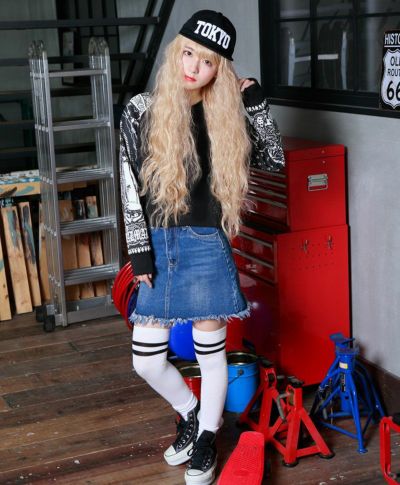 ★数量限定★ゴスロリオールウィッグ【フワフワロング】A-351-TCM耐熱クリームミルクティー再販