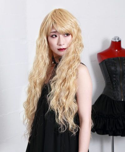 ★数量限定★ゴスロリオールウィッグ【フワフワロング】A-351-TCM耐熱クリームミルクティー再販