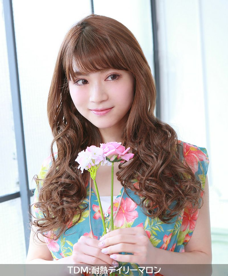 めちゃ楽ボリュームエクステ【乙女巻き】VX-21 モデル着用画像13