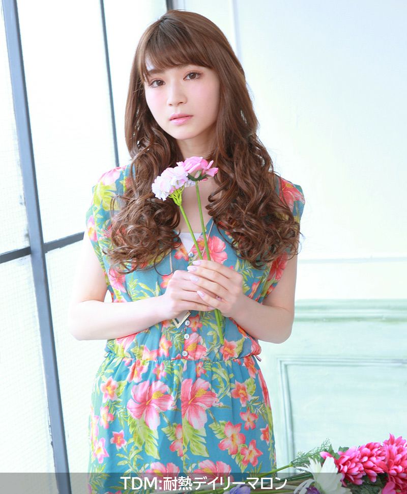 めちゃ楽ボリュームエクステ【乙女巻き】VX-21 モデル着用画像15