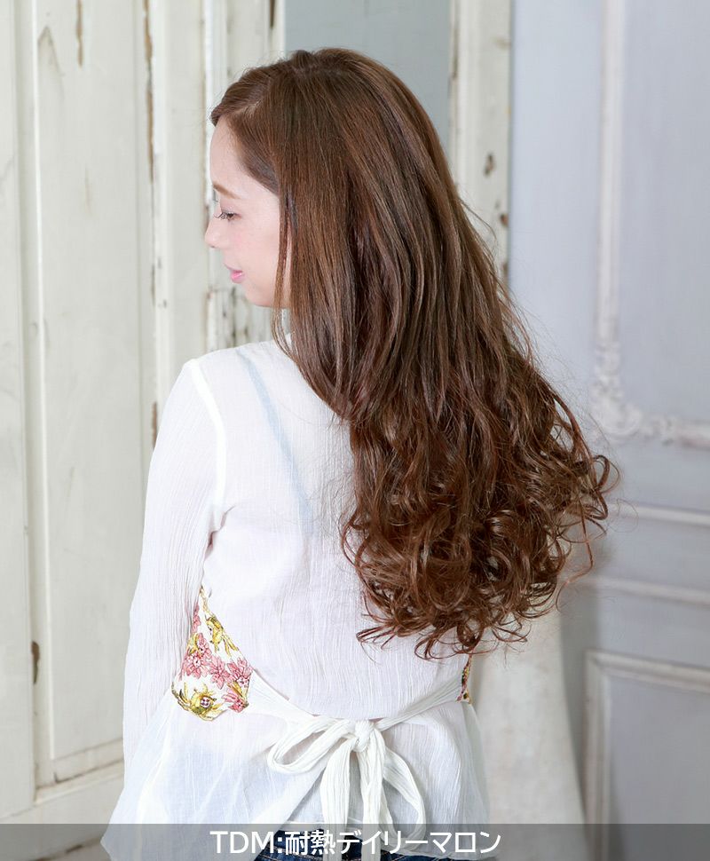 めちゃ楽ボリュームエクステ【乙女巻き】VX-21 モデル着用画像18