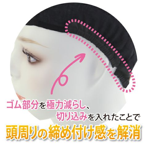 コットンインナーキャップ【ケアアイテム】C-CAP M便 1/3