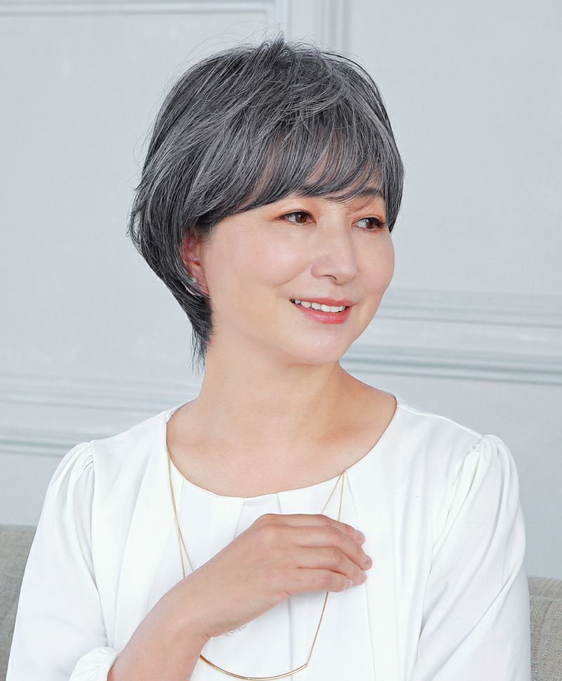 帽子ウィッグ（リラックス）【ショート】品番BO-01耐熱 カラーTDGH耐熱ダークフレイヘア2