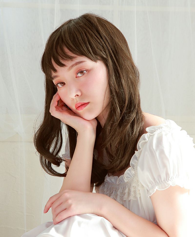 帽子ウィッグ（リラックス）【ロング】品番BO-03耐熱 カラーTDB耐熱ダークブラウン3