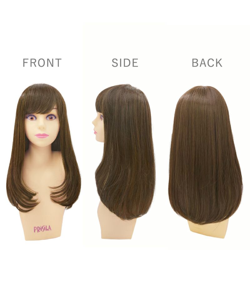 帽子ウィッグ（リラックス）【ロング】品番BO-03耐熱 マネキン着用