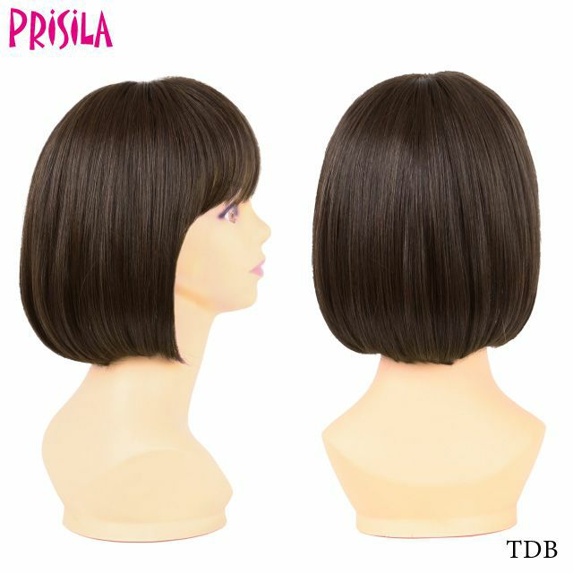 帽子ウィッグ(フィット）【ボブ】 品番BO-10耐熱 サイド バック