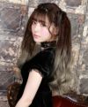 グラデーションテールウィッグ【グラデカールポニー】CTL-10-BR耐熱ブラウン　CTOG：耐熱オリーブグレー