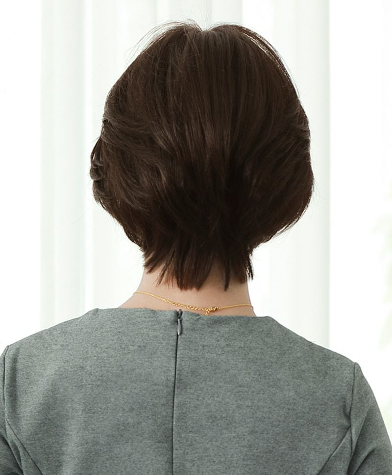 ミセスBEAUTE総手植えオールウィッグ(人毛ミックス)【シャープネス 