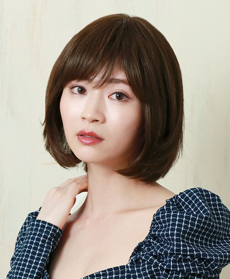 ミセスBEAUTE総手植えオールウィッグ(人毛ミックス)【エアリーラウンド 