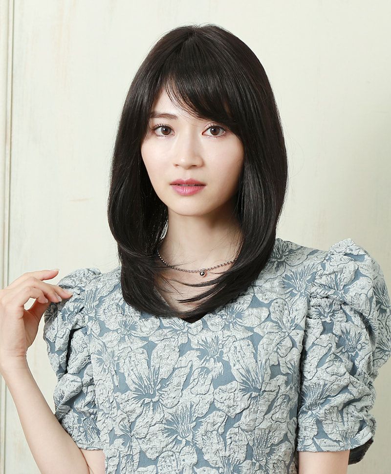 ミセスBEAUTE総手植えオールウィッグ(人毛ミックス)【シフォン 