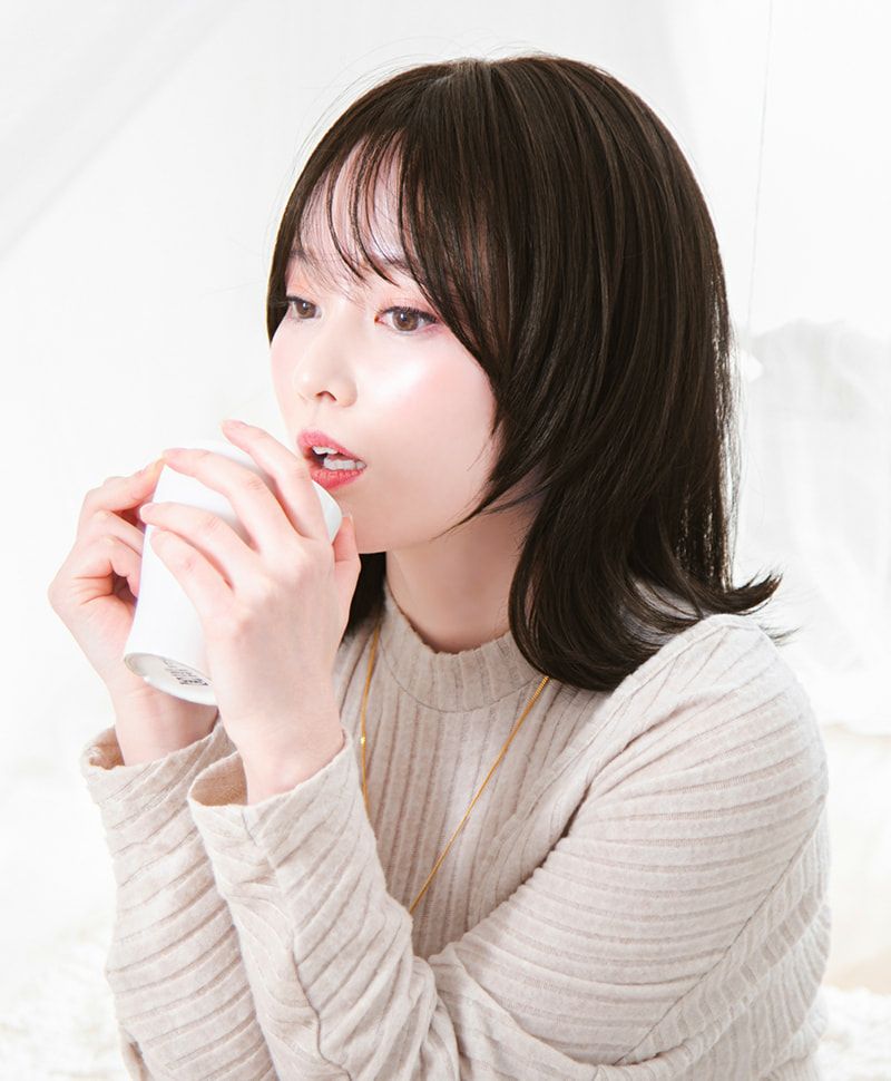帽子ウィッグ（リラックス）【外ハネボブ】 品番BO-04耐熱 カラーTCK 耐熱ショコラブラック3