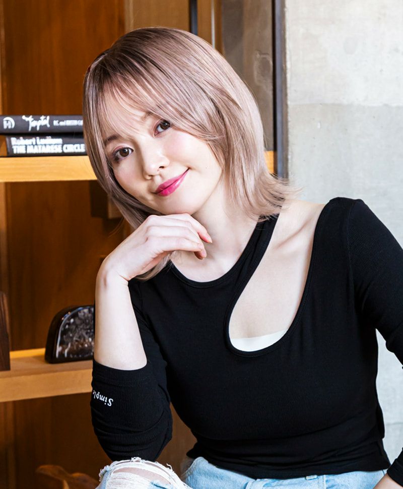 帽子ウィッグ（リラックス）【外ハネボブ】 品番BO-04耐熱 カラーTDB 耐熱ダークブラウン5サイド