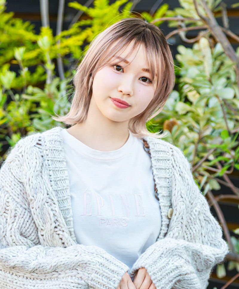 帽子ウィッグ（フィット）【外ハネボブ】 品番BO-13耐熱 カラーチャート　マネキン