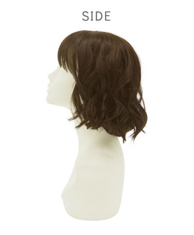 帽子ウィッグ（フィット）【波ウェーブボブ】 品番BO-15 耐熱 イメージ画像　横