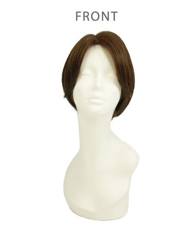 【公式サイト限定】PRISILA Limi手植えオールウィッグ(人毛ミックス)【ルナショート】品番：LA-001　フロント　モノ画像イメージ01