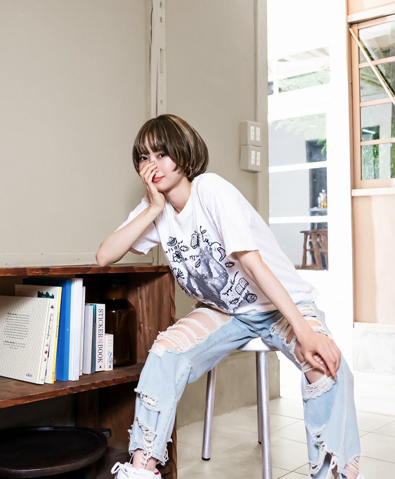 【公式サイト限定】PRISILA Limi手植えオールウィッグ(人毛ミックス)【アプリコットショート】品番/LA-002　カラーチャート画像