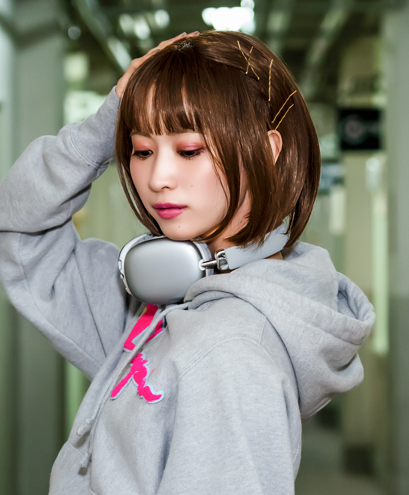 【公式サイト限定】PRISILA Limi手植えオールウィッグ(人毛ミックス)【シェリーボブ】品番/LA-003　カラー/ZMB:人毛ミックスマロンブラウン　着用イメージ12