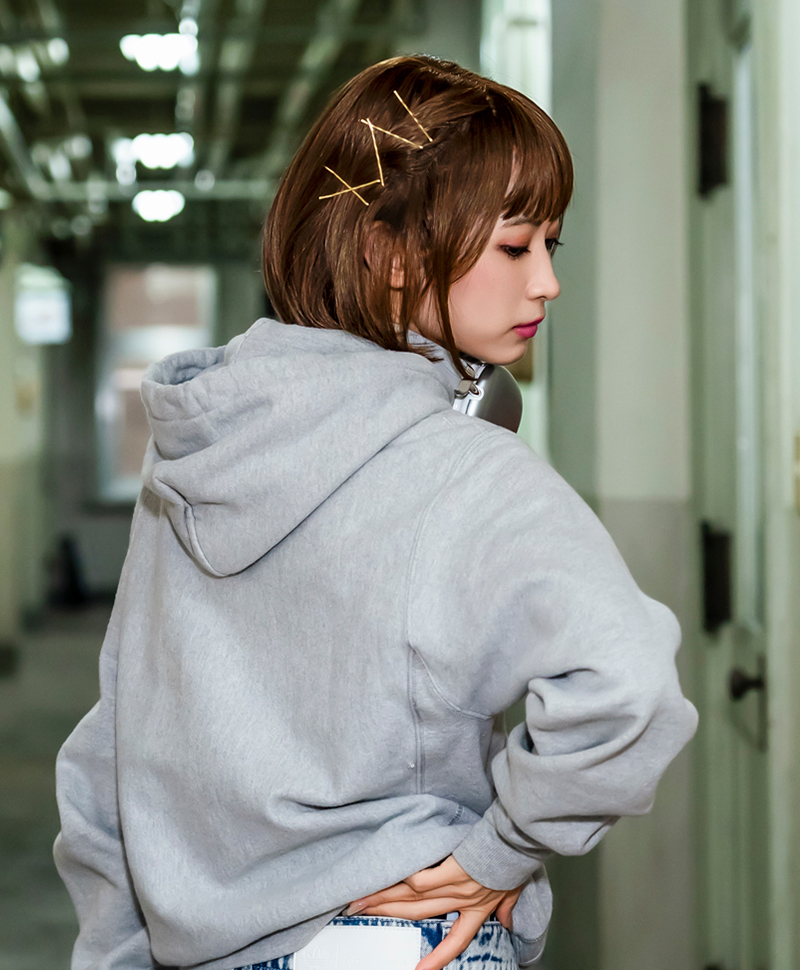 【公式サイト限定】PRISILA Limi手植えオールウィッグ(人毛ミックス)【シェリーボブ】品番/LA-003　カラー/ZMB:人毛ミックスマロンブラウン　着用イメージ14