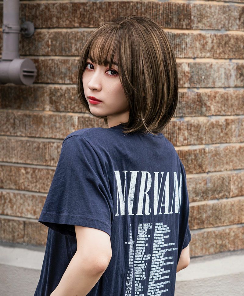 【公式サイト限定】PRISILA Limi手植えオールウィッグ(人毛ミックス)【シェリーボブ】品番/LA-003　カラーチャート画像