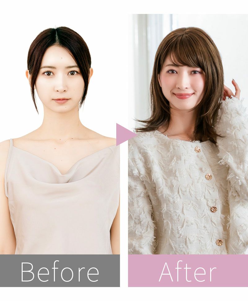 SサイズとMサイズが発売中！Sサイズは子供にも医療にもおススメ！　【公式サイト限定】PRISILA Limi手植えオールウィッグ(人毛ミックス)