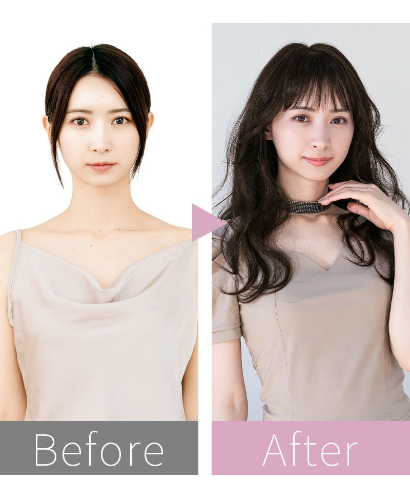 SサイズとMサイズが発売中！Sサイズは子供にも医療にもおススメ！　【公式サイト限定】PRISILA Limi手植えオールウィッグ(人毛ミックス)