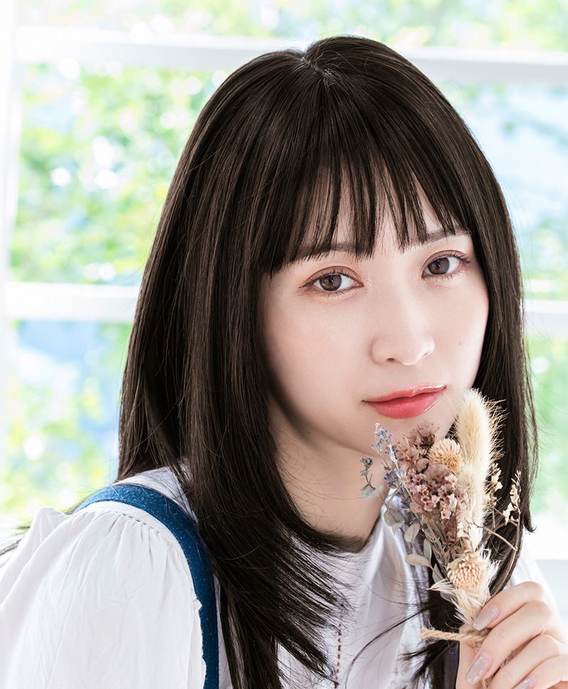 ★プリシラ公式限定★　つむじ部分は人工頭皮 「シルクスキン」を採用　LA-006　フルールストレートロング　ZNC:人毛ミックスナチュラルカラー