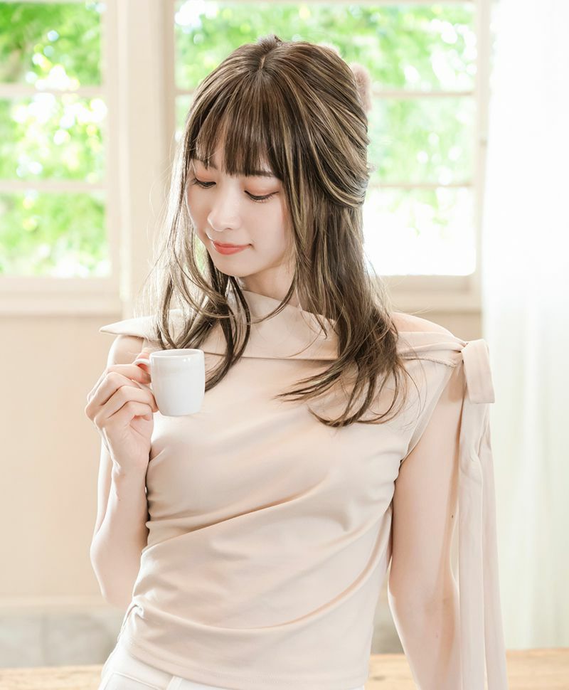 ★プリシラ公式限定★　PRISILA Limiは医療用ウィッグとしてもおすすめ　LA-006　フルールストレートロング　ZHM:人毛ミックスハイメッシュ