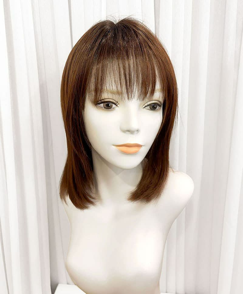 【WEBスペシャル限定一点もの】帽子タイプのオールウィッグ【ボブ】UMEDA-919-GTDM耐熱グラデデイリーマロン【梅田サロンカットウィッグ】
