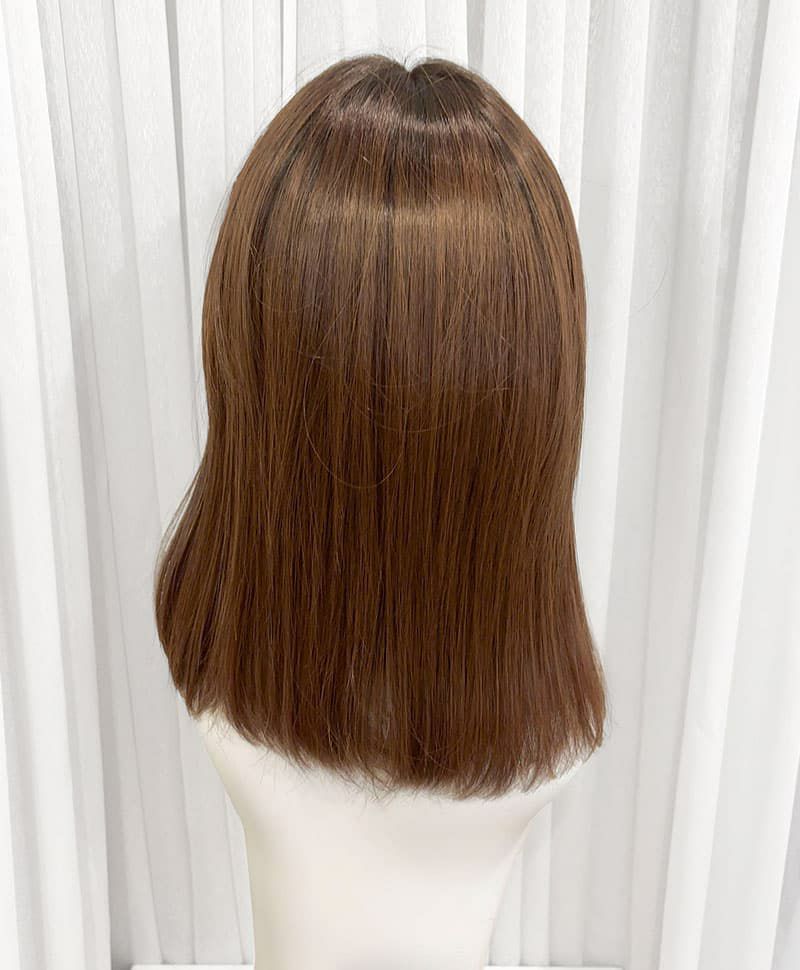 【WEBスペシャル限定一点もの】帽子タイプのオールウィッグ【ボブ】UMEDA-919-GTDM耐熱グラデデイリーマロン【梅田サロンカットウィッグ】