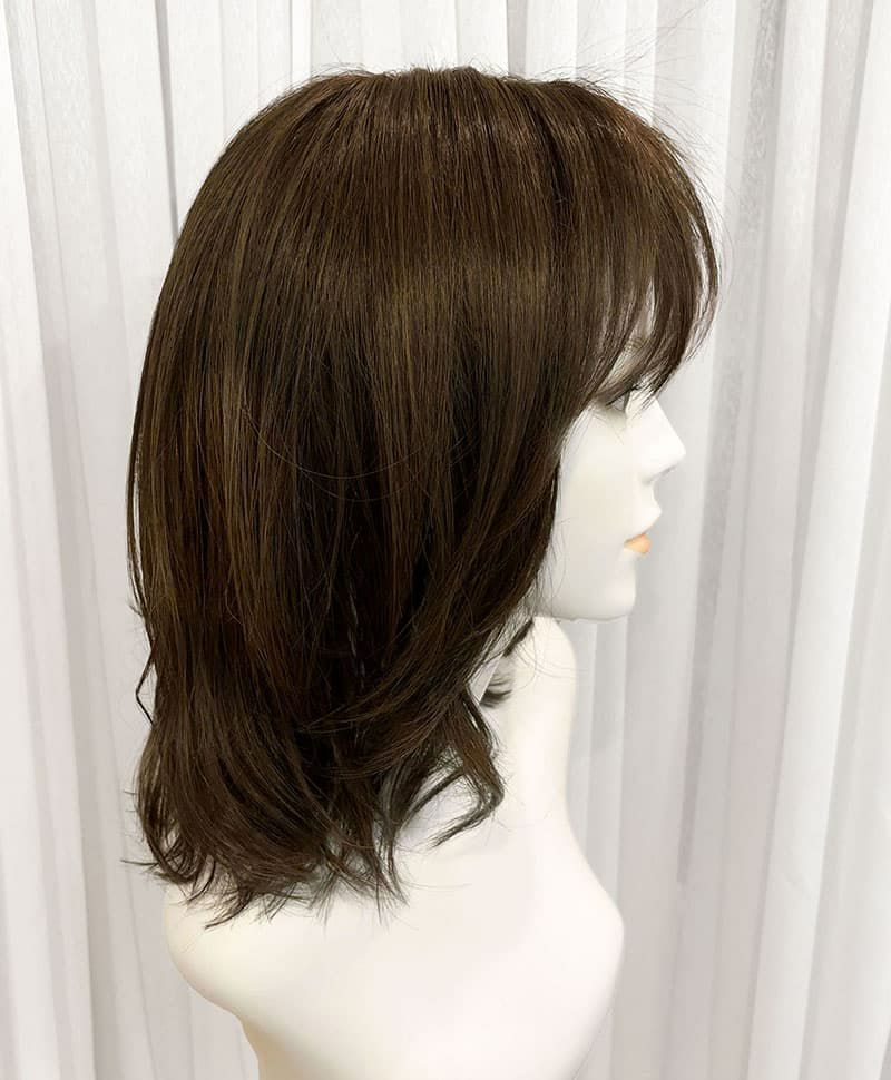  【WEBスペシャル限定一点もの】帽子タイプのオールウィッグ【ボブ】UMEDA-920-TDB耐熱ダークブラウン【梅田サロンカットウィッグ】