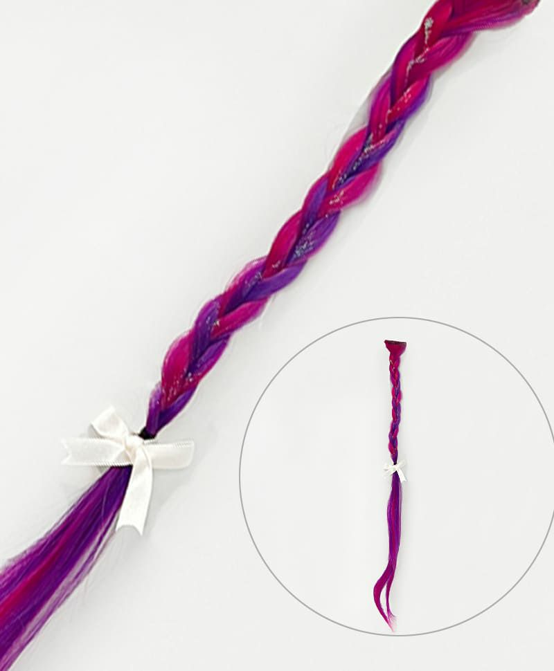 【WEB限定一点もの】【原宿店オリジナルエクステ】ワンタッチみつあみエクステ【ロング】PRIHARA-004-A