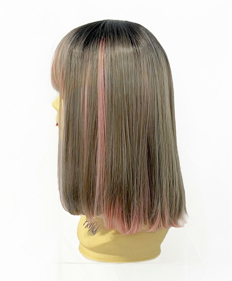 【WEB限定一点もの】【原宿店カットウィッグ】マシンメイドグラデーションオールウィッグ【ボブ】PRIHARA-028-CTOG(カスタムアレンジ)