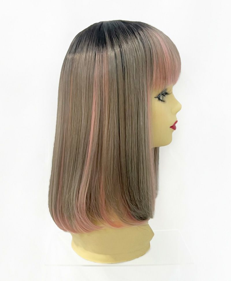【WEB限定一点もの】【原宿店カットウィッグ】マシンメイドグラデーションオールウィッグ【ボブ】PRIHARA-028-CTOG(カスタムアレンジ)